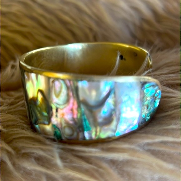 Vintage Mexican Alpaca Cuff Bracelet - Picture 3 of 13
